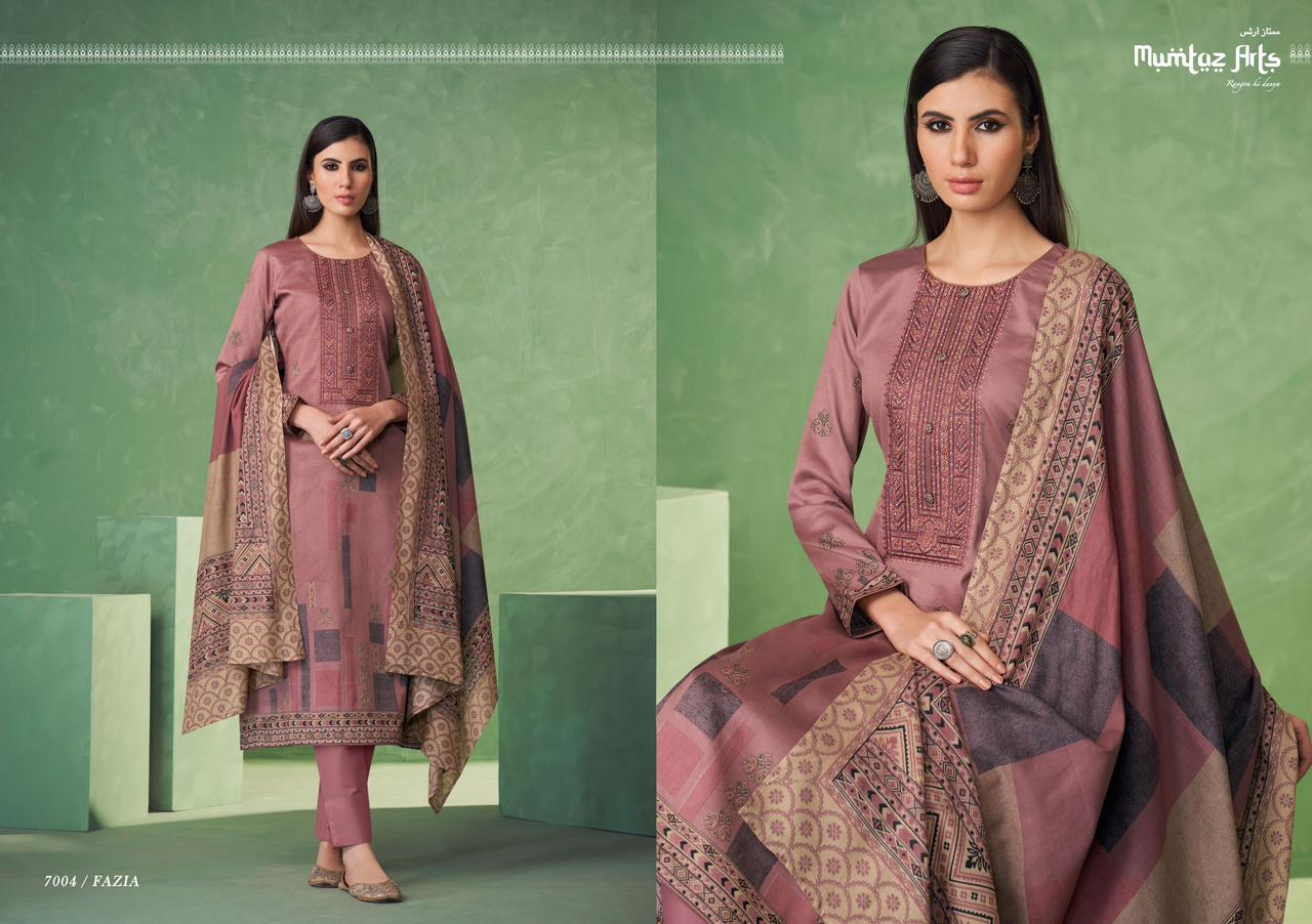 Mumtaz Fazia Stylish Casual Wear Wholesale Dress Material Catalog